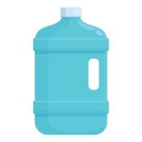 Plastic bottle icon cartoon vector. Drink blue vector