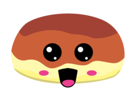 Adorable Bread Cartoon Character png