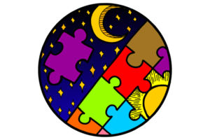 The Night Sky Is Full Of Stars And Puzzle Pieces png