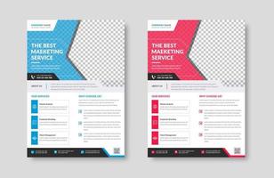 Creative corporate trendy unique business professional marketing agency modern simple leaflet flyer design for attractive business poster layout, business minimal abstract advertising vector template.