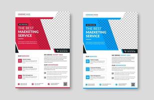 Creative corporate trendy unique business professional marketing agency modern simple leaflet flyer design for attractive business poster layout, business minimal abstract advertising vector template.