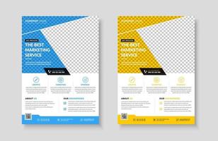 Creative corporate trendy unique business professional marketing agency modern simple leaflet flyer design for attractive business poster layout, business minimal abstract advertising vector template.