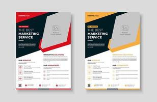 Creative corporate trendy unique business professional marketing agency modern simple leaflet flyer design for attractive business poster layout, business minimal abstract advertising vector template.