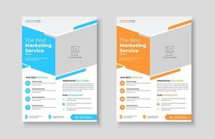 Creative corporate trendy unique business professional marketing agency modern simple leaflet flyer design for attractive business poster layout, business minimal abstract advertising vector template.