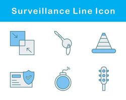 Surveillance Vector Icon Set