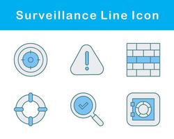 Surveillance Vector Icon Set