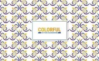 Colorful abstract geometric pattern design vector