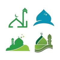 Islamic logo, Mosque vector