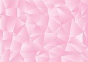 Romantic Valentine's Day pink polygon paper card abstract background backdrop pattern seamless web template vector illustration
