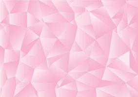 Romantic Valentine's Day pink polygon paper card abstract background backdrop pattern seamless web template vector illustration