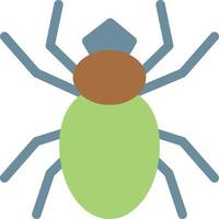 ilustración de vector de araña en un fondo. símbolos de calidad premium. iconos vectoriales para concepto y diseño gráfico.