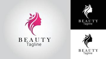 belleza negocio vector logo diseño