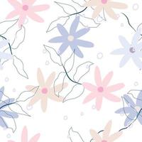 Abstract floral surface pattern seamless background vector illustration for fashion,fabric,wallpaper and print design