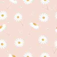 Seamless cute hand drawn floral  pattern background vector illustration for design