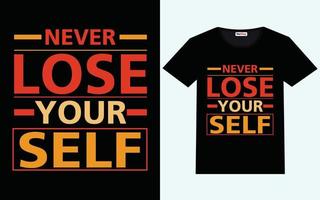 Modern motivational quotes t shirt design vector