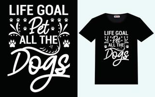 perro camiseta diseño gráfico vector y tipografía diseño