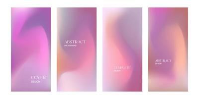 Abstract background design template light pink gradient color vector