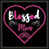 Mother typography tshirt design vector