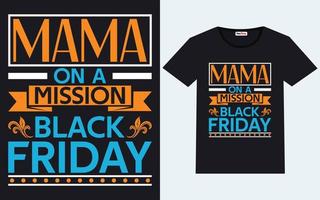 Trendy black friday t shirt designs vector