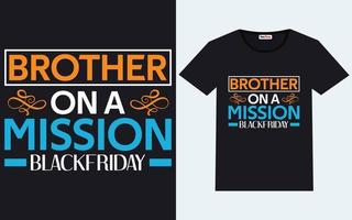 Trendy black friday t shirt designs vector