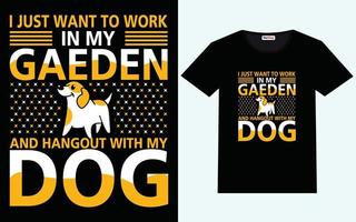 Dog t-shirt design graphic vector and typography design