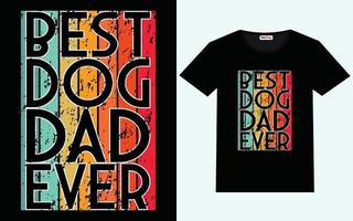 perro camiseta diseño gráfico vector y tipografía diseño