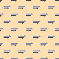 Seamless Right Arrow Pattern Swatch vector