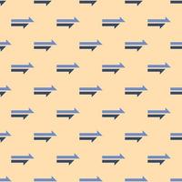 Seamless Right Arrow Pattern Swatch vector