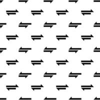 Seamless Opposite Arrow Pattern Swatch vector