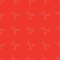 Seamless Scissors Cut Pattern Swatch vector
