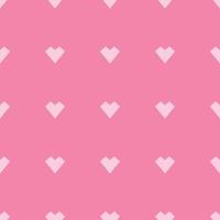 Seamless Simple Heart Pattern Swatch vector