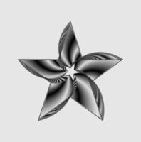 Wavy modern stylish luxury star vector illustration