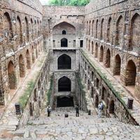 Agrasen Ki Baoli - Step Well situated in the middle of Connaught placed New Delhi India, Old Ancient archaeology Construction photo