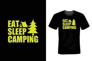 Camping T shirt design, vintage, typography vector