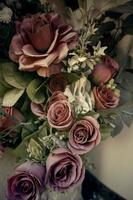 Vintage flower bouquet photo