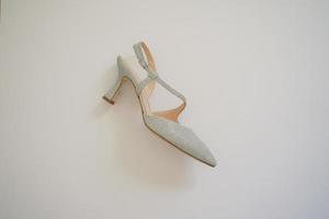 plata elegante mujer zapato un calzado Moda estilo foto