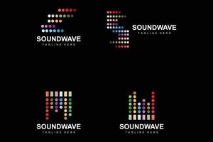 Sound Wave Logo, And Sound Tone Vector Icon Template Music Brand Product