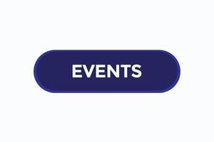 events button vectors.sign label bubble speech events vector