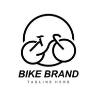 Bicycle Logo, Vehicle Vector, Bicycle Silhouette Icon, Simple Design Inspiration vector