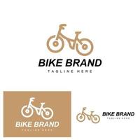 Bicycle Logo, Vehicle Vector, Bicycle Silhouette Icon, Simple Design Inspiration vector