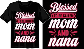 Love Blessed To Be Called Nana Tshirt Family Love Blessed To Be Called Nana Tshirt Family