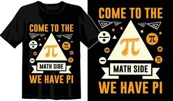 Pi day t shirt design vector Graphics. Pi day typography t shirt design