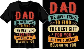 Best dad ever t-shirt design. Dad joke enthusiast t-shirt design. Father of the year t-shirt design. Proud dad of a child t-shirt design. World's greatest dad t-shirt design vector