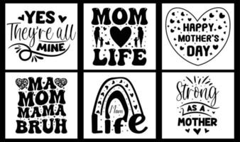 Mom svg t shirt design bundle, mama svg t shirt design for print on demand vector