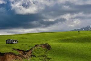 Qiongkushtai is a secret garden and a small Kazakh village in Xinjiang. photo
