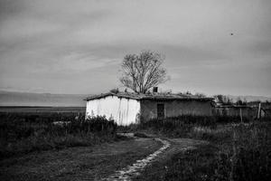 abandonado nómadas adobe casa de Campo foto