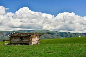 Qiongkushtai is a secret garden and a small Kazakh village in Xinjiang. photo