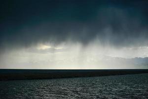 The weather in Sailimu Lake, Xinjiang is always unpredictable and surprising photo