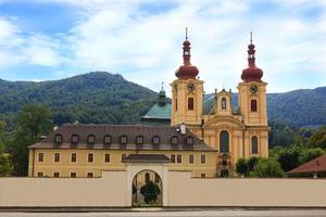 peregrinaje basílica en hejnice, checo república foto
