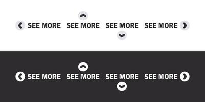 Swipe icons. Slide or swipe. Modern swipe arrows. Scrolling slide icons. Vector scalable graphics